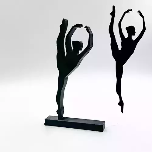 BALLERINA STATUE SCULPTURE FIGURE EFFIGY STATUETTE FIGURINE