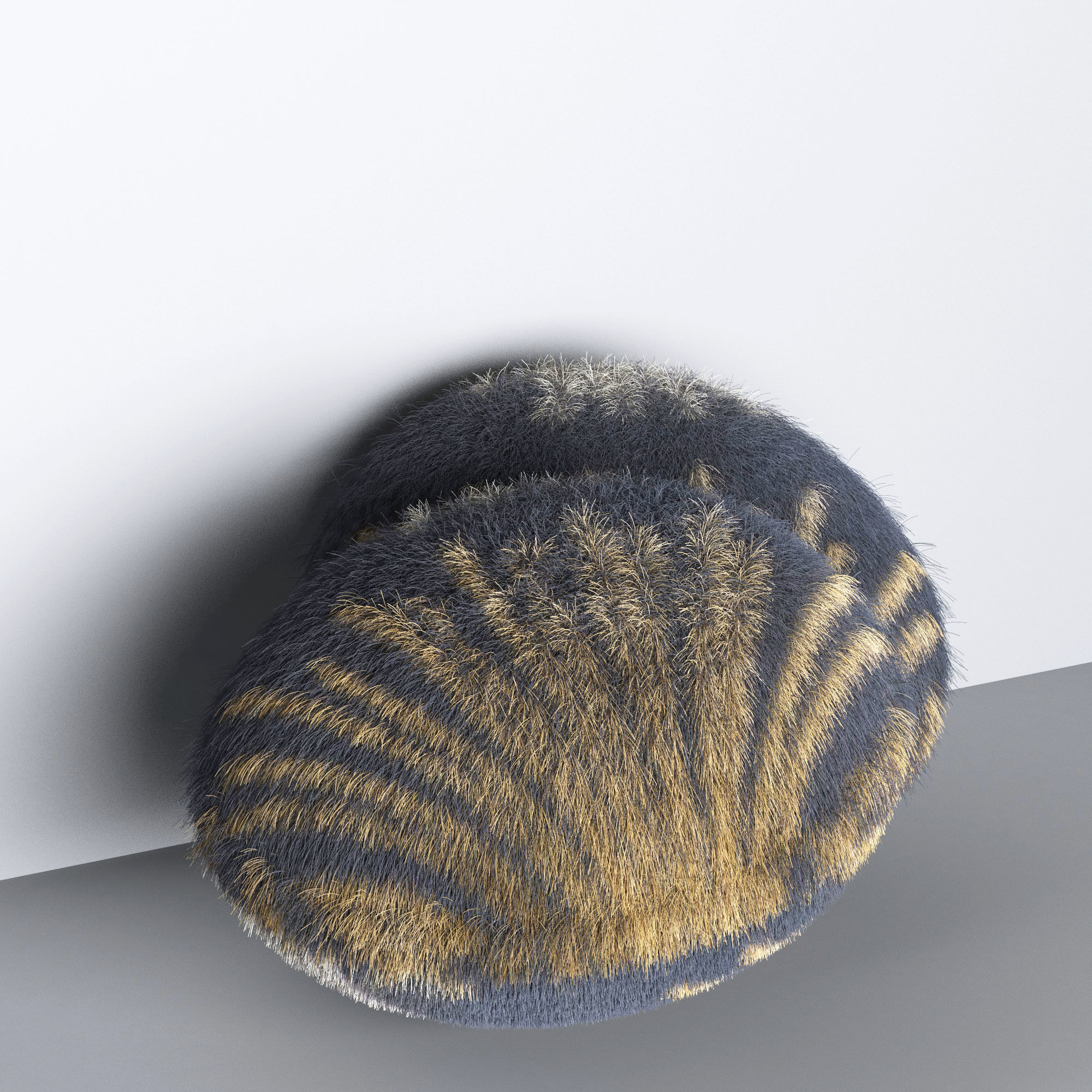 Pillows cat lying Free 3D model_2