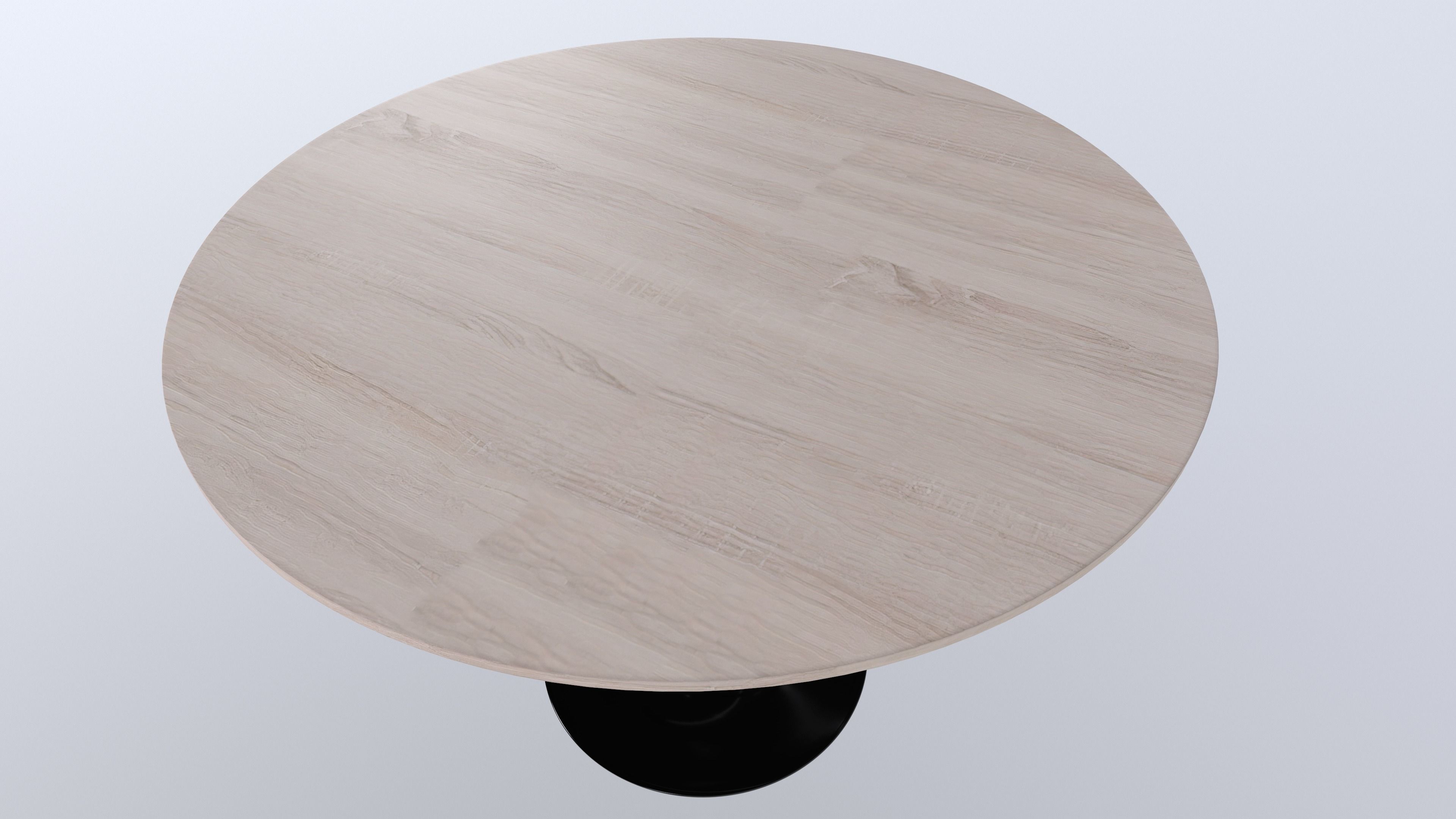 Round Table 3D Model VR Low-poly 3D model_5