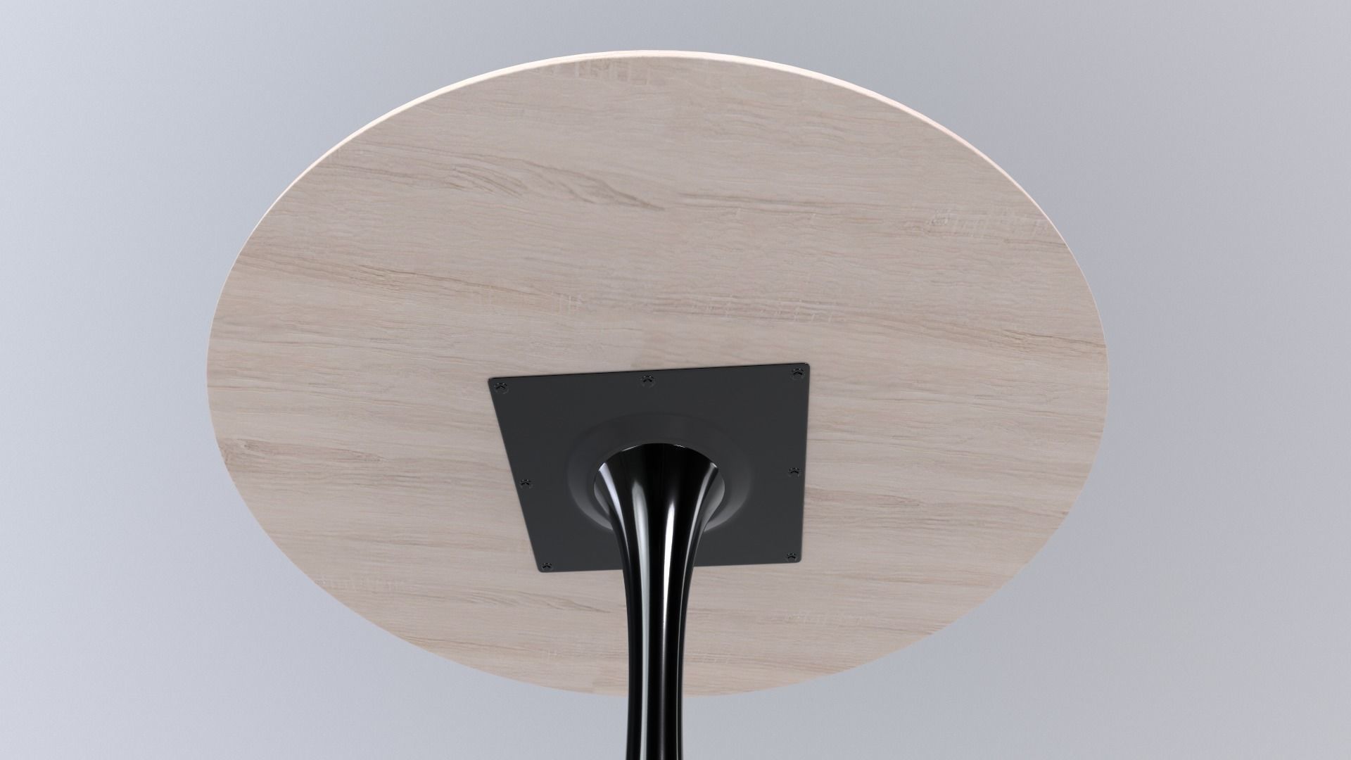 Round Table 3D Model VR Low-poly 3D model_4