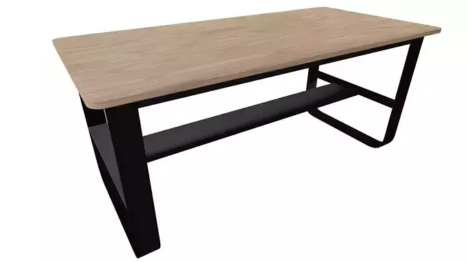 Study Table 3D Model VR