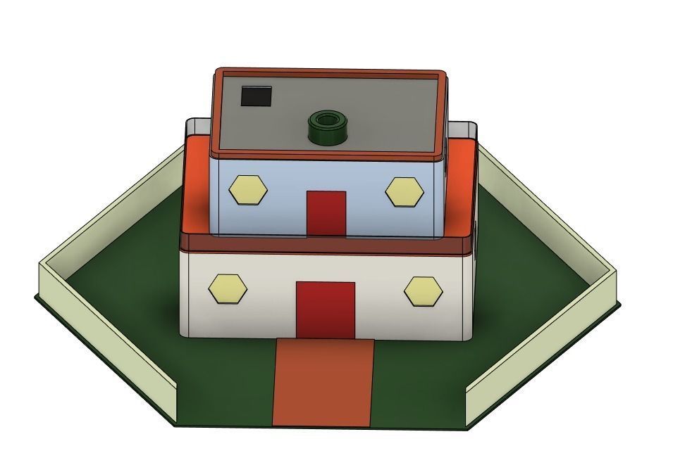 Low poly house 3D model_3