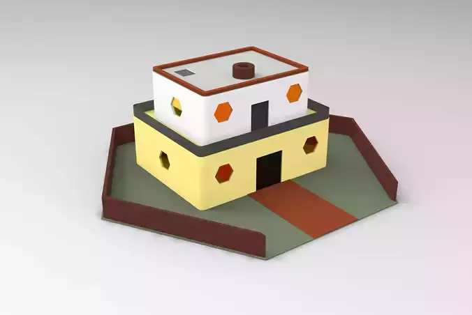 Low poly house