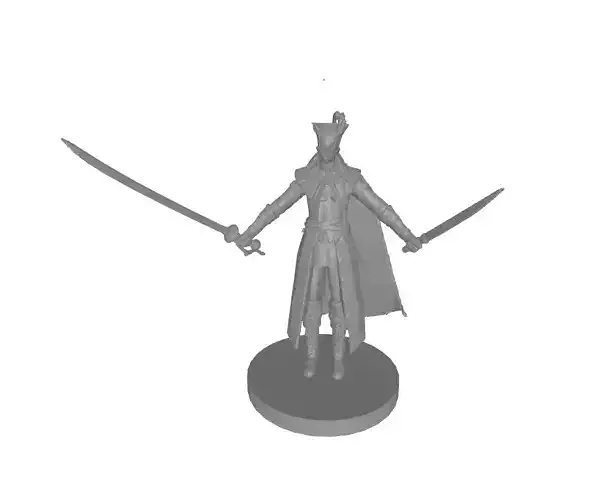 knight holding two swords