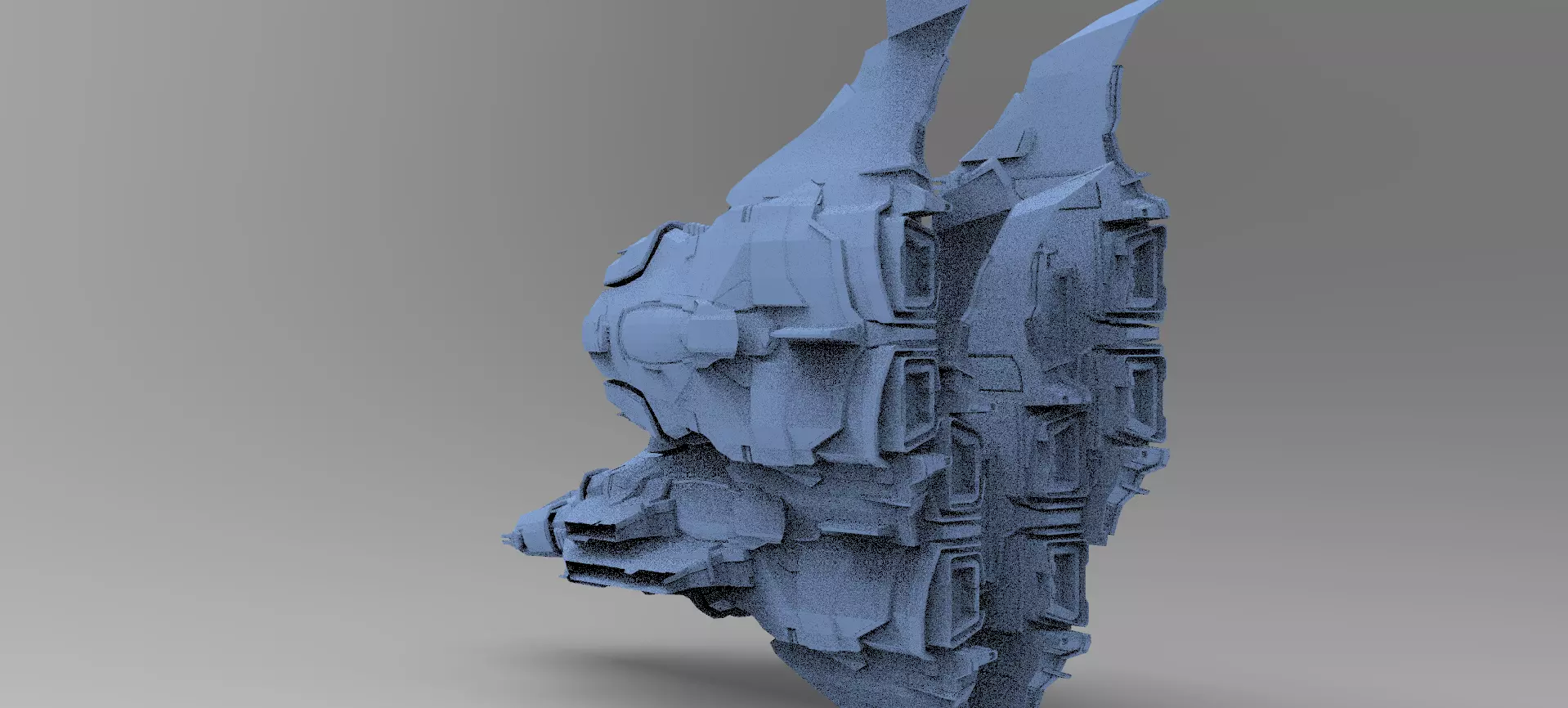 Space Roamer Mining laser craft 7  3D model_0