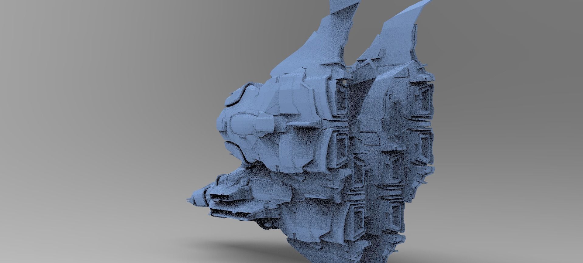 Space Roamer Mining laser craft 7 3D model CGTrader