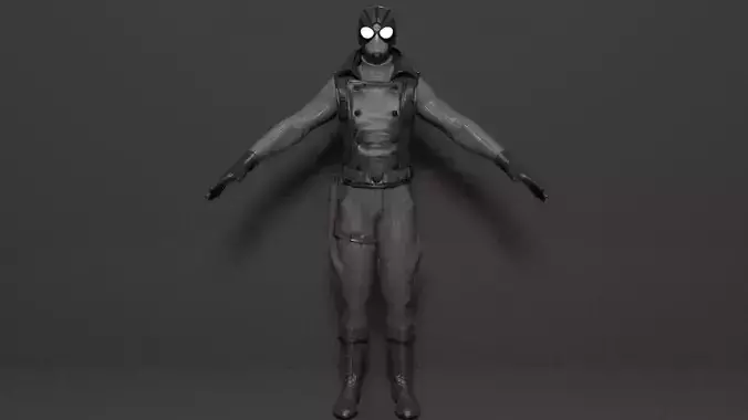 SPIDER NOIR 3D model