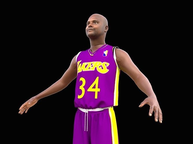  ONeal  legendary player Low-poly 3D model