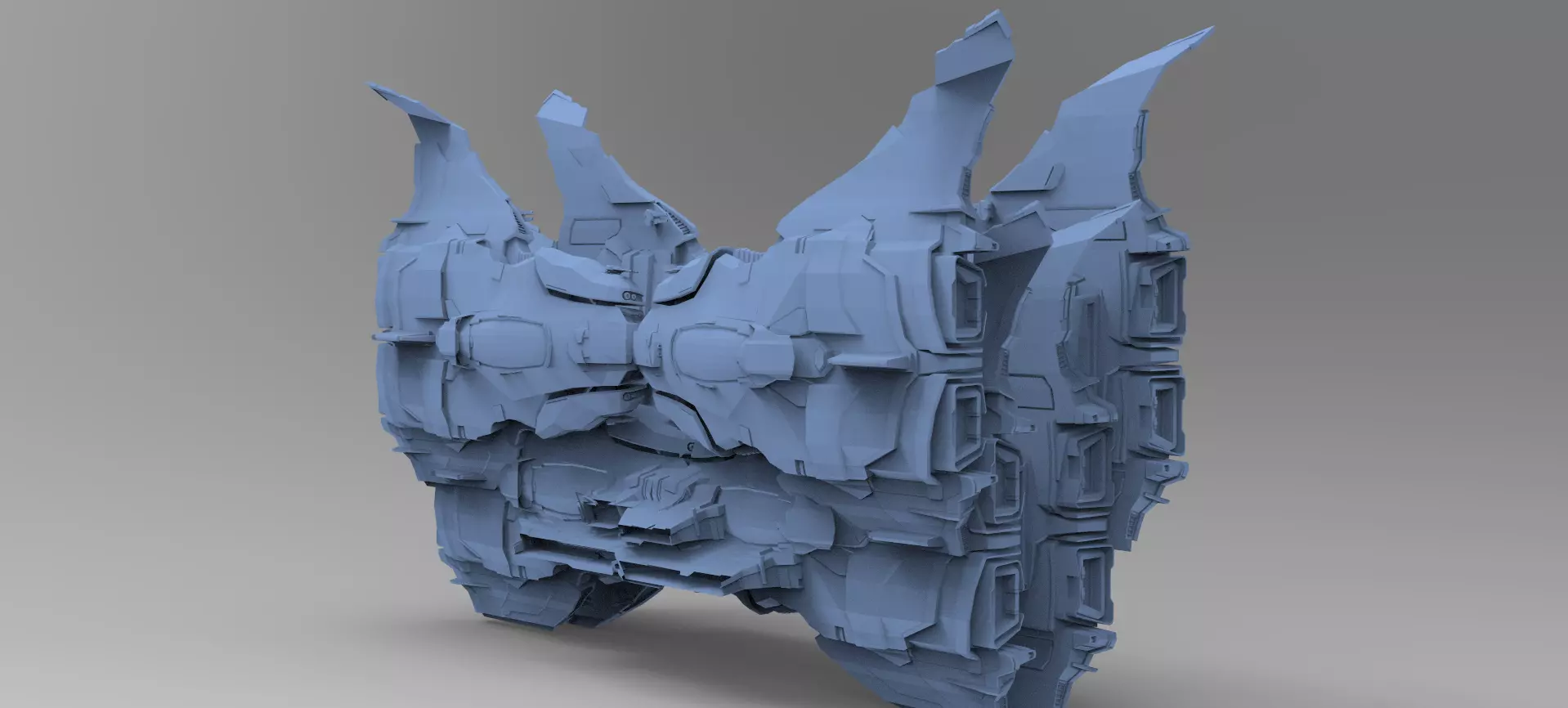 Space Roamer Mining laser Architecture 2 3D model_0