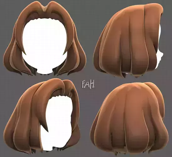 Base Hair for girl V12