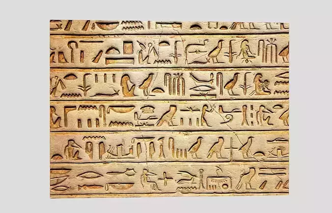 Ancient Egypt-hieroglyph-3D printing