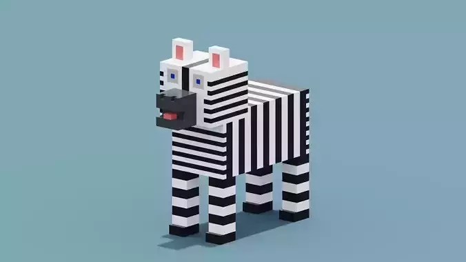 Voxel Zebra