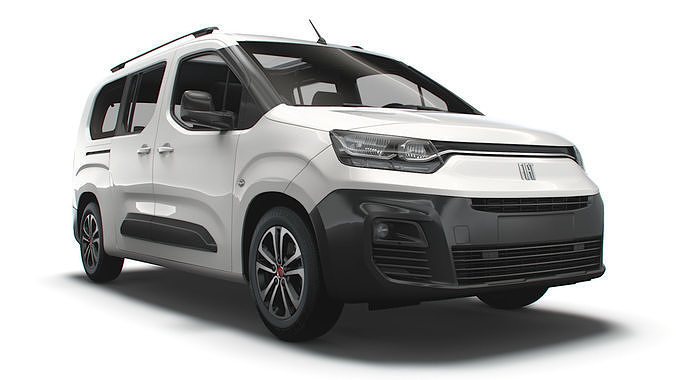 Fiat E-Doblo 361 XL 2023 3D model
