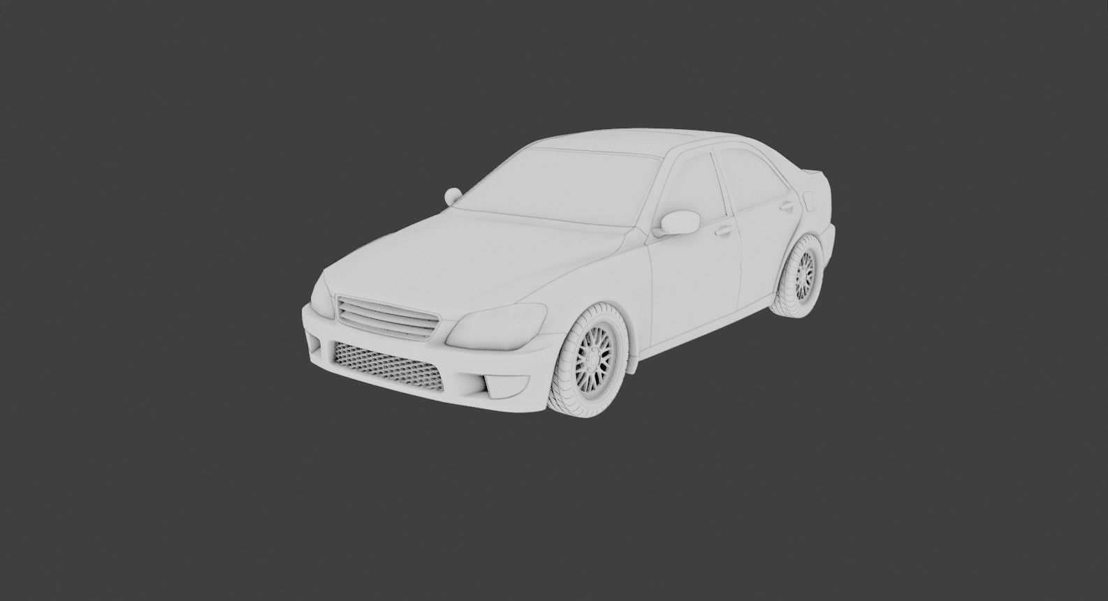 Lexus is300 3D model_4