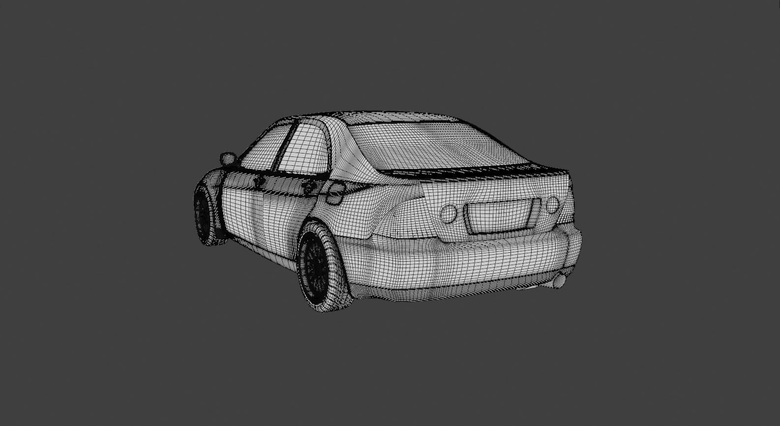 Lexus is300 3D model_6
