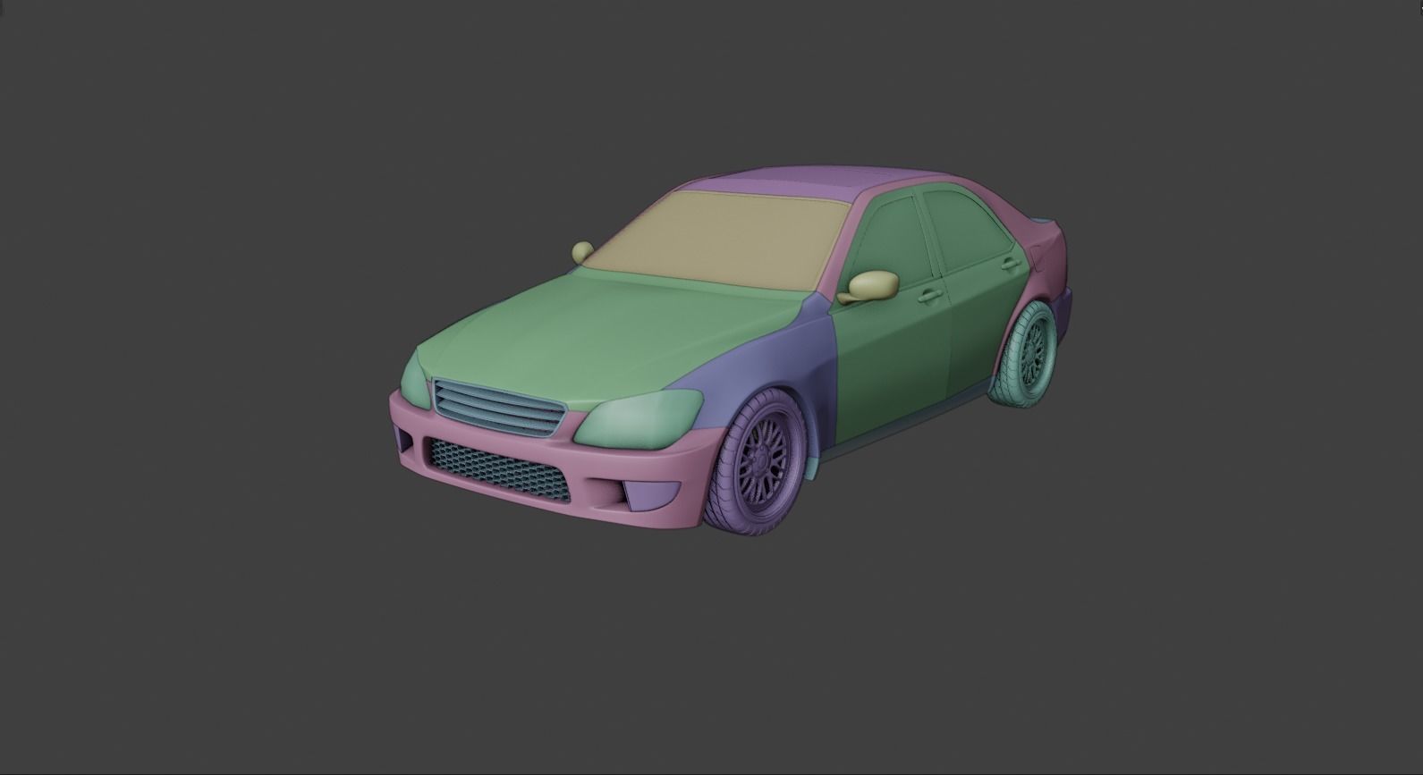 Lexus is300 3D model_2