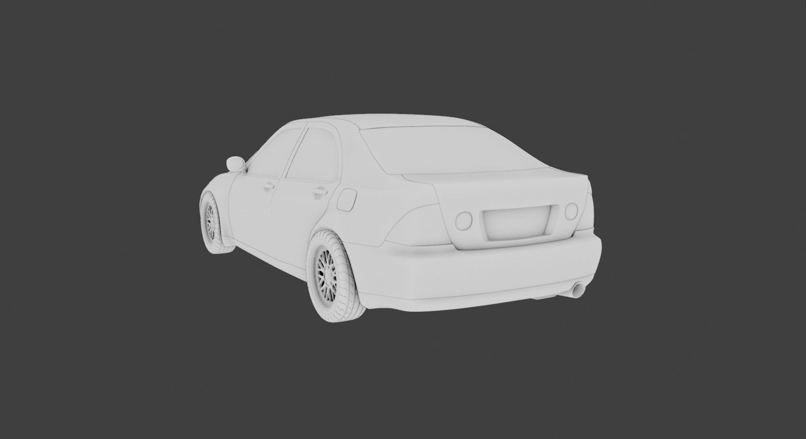 Lexus is300 3D model_5