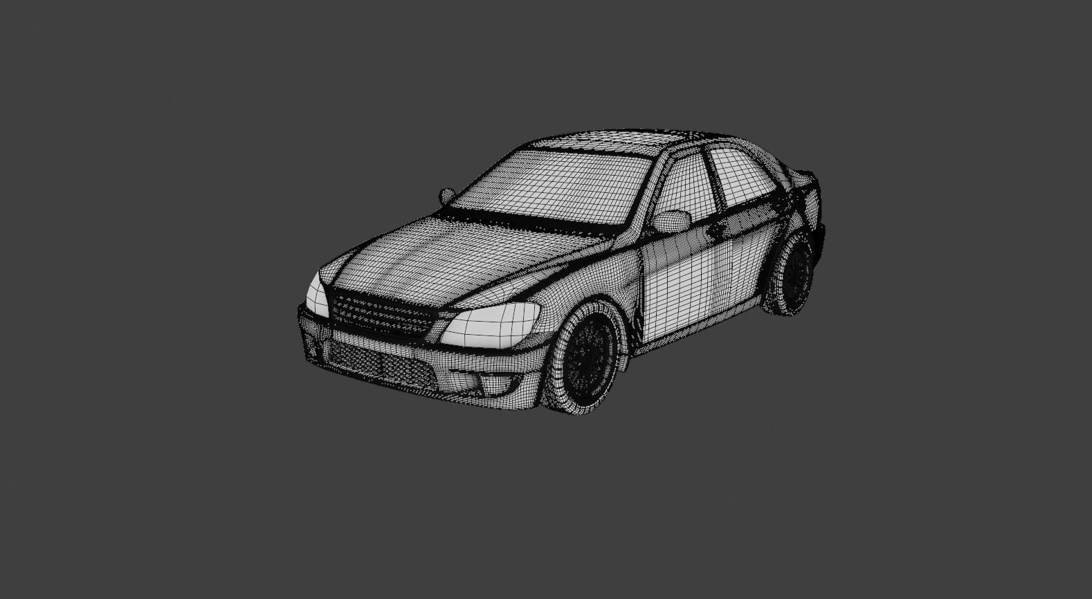 Lexus is300 3D model_3