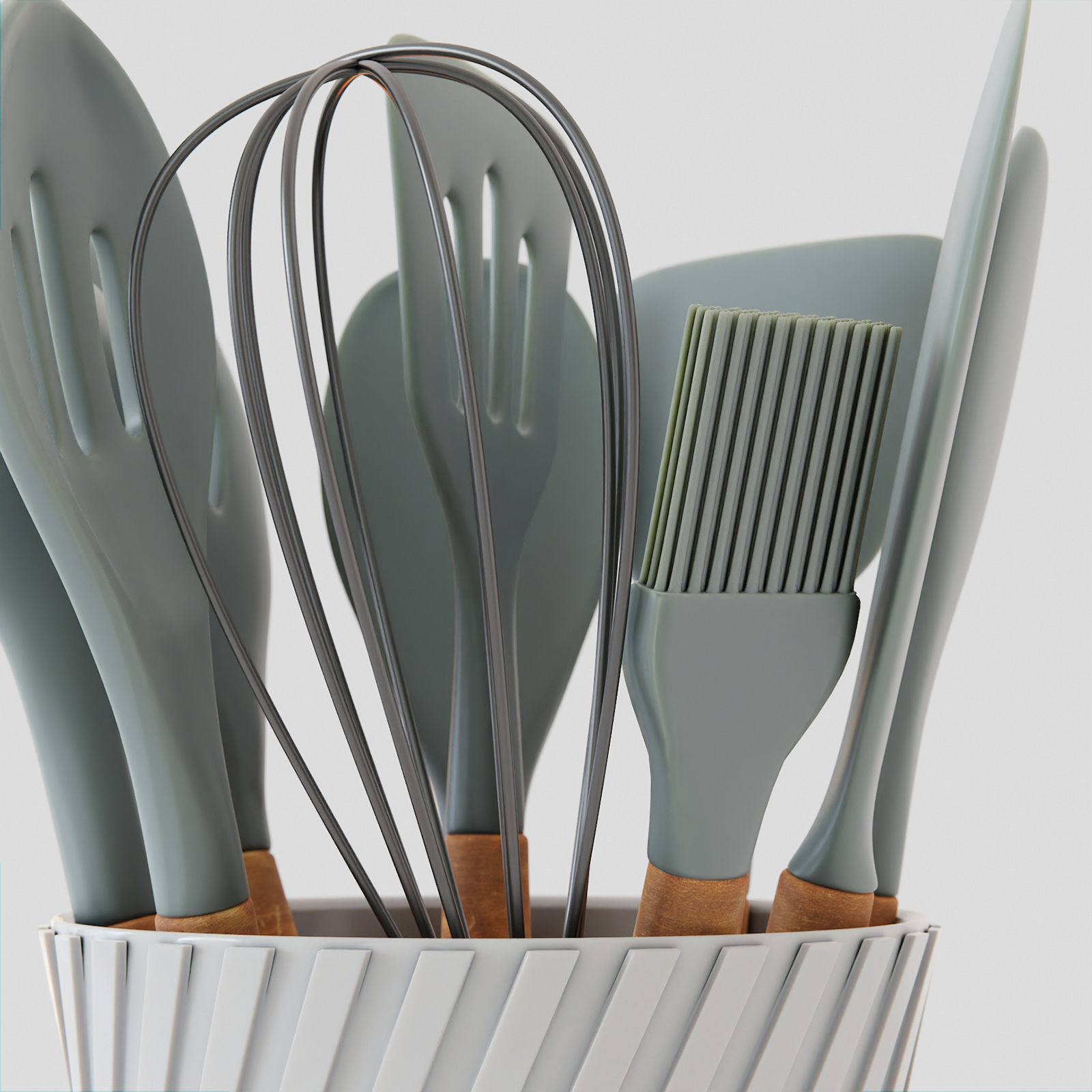 Kitchenware Utensils Set 3D model_2