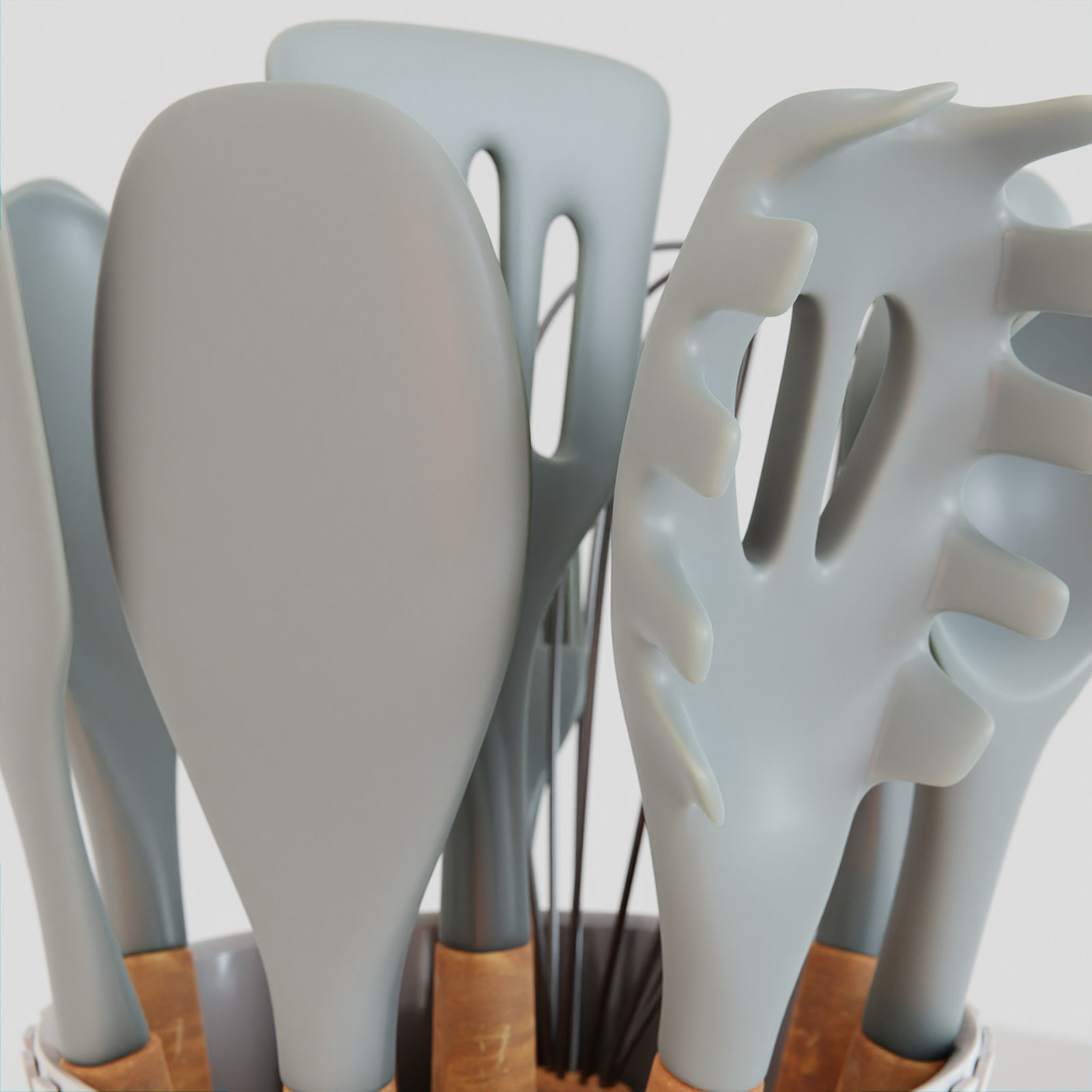 Kitchenware Utensils Set 3D model_1