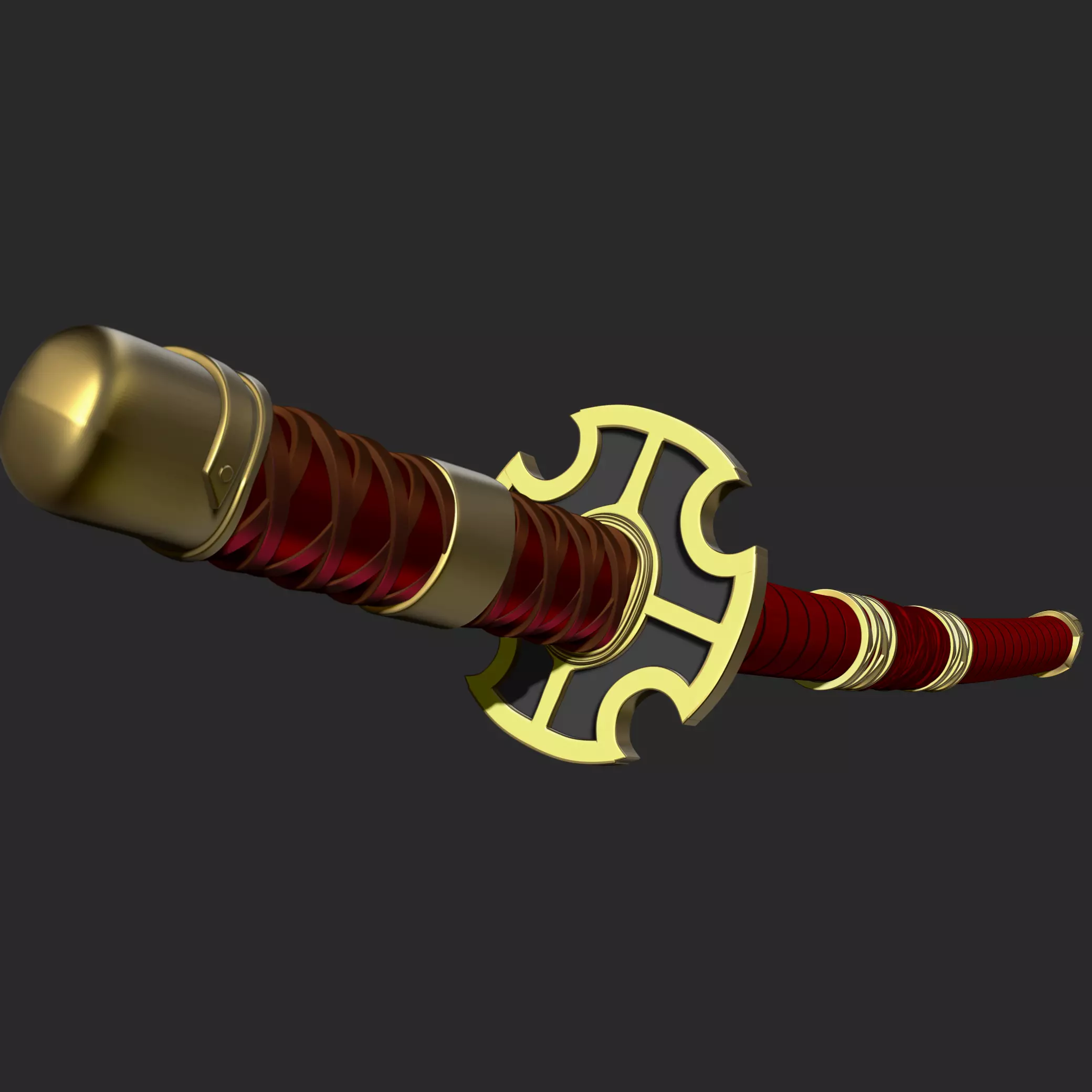 Sword Sandai Kitetsu Roronoa Zoro One Piece 3D print model_0