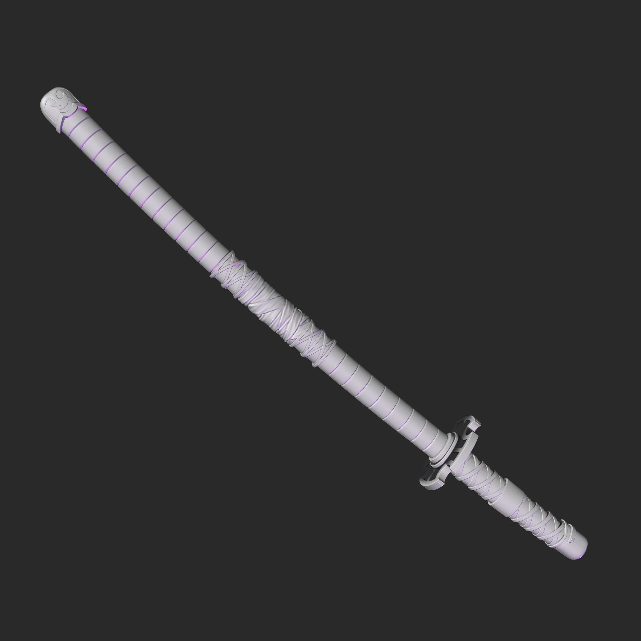 Sword Sandai Kitetsu Roronoa Zoro One Piece 3D print model_10