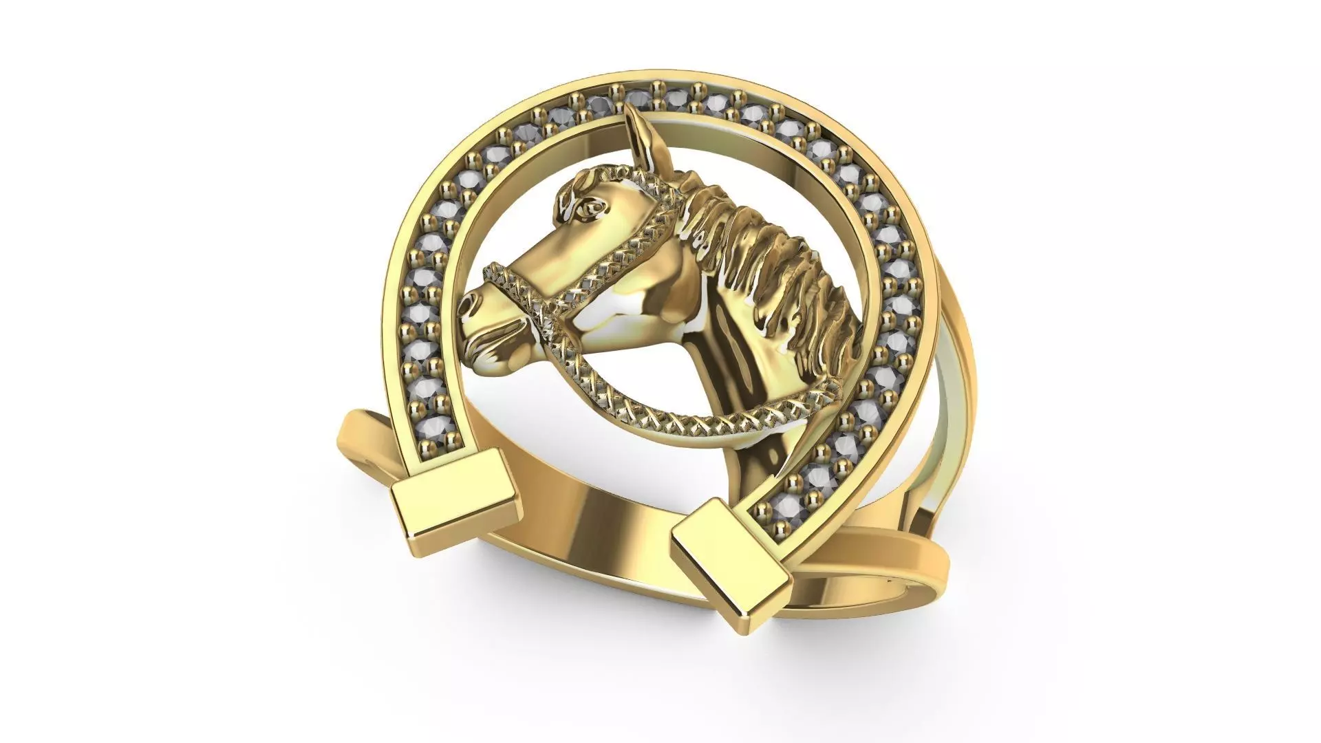 Horse Ring 3D print model