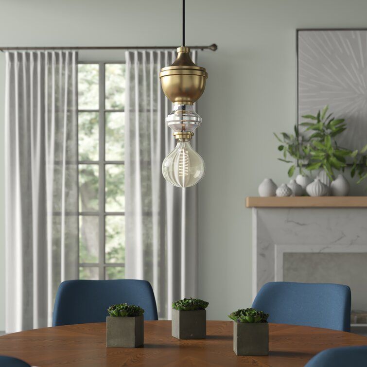 Light Unique Statement Geometric Pendant 3D model_5