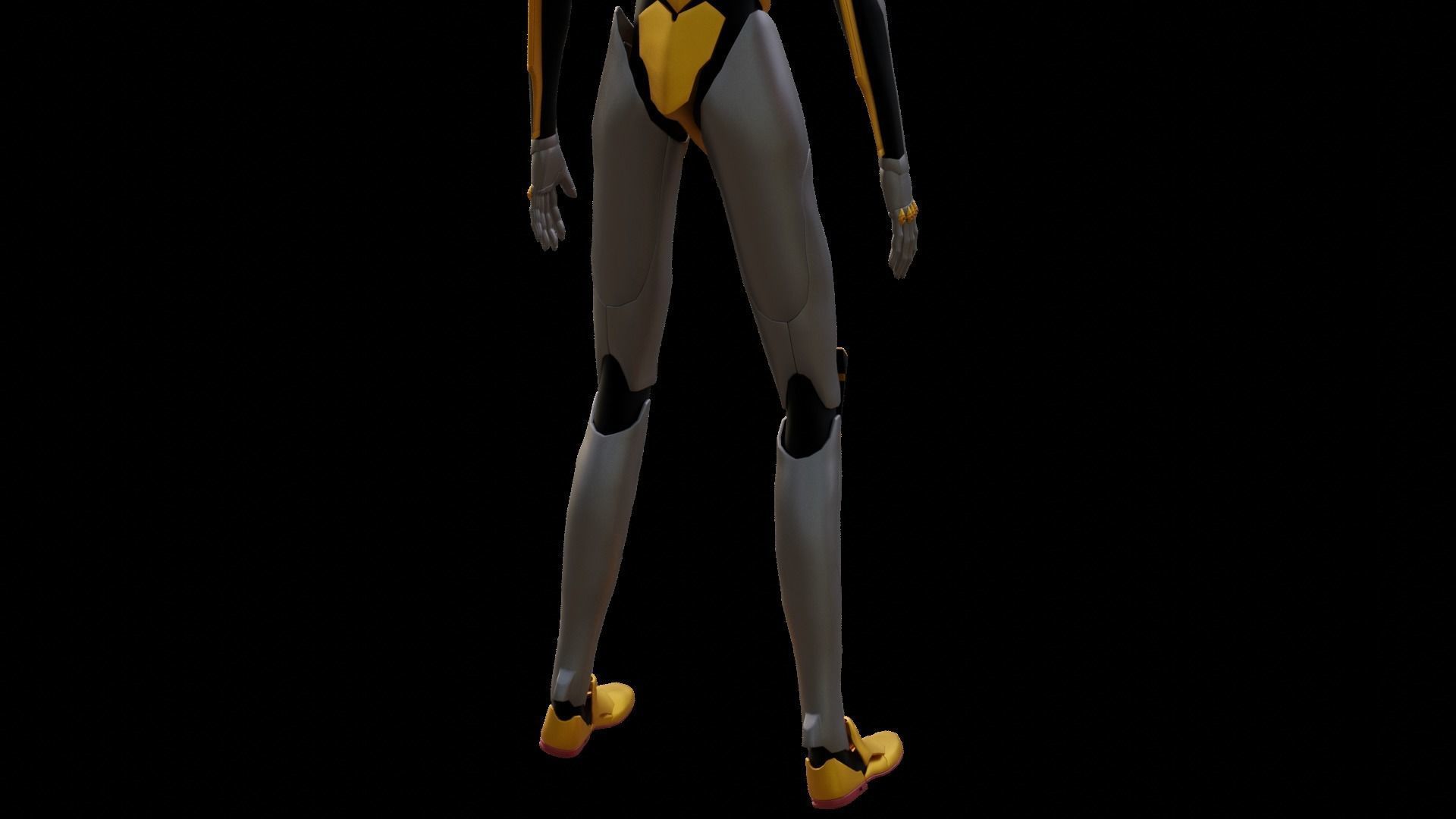 Rigged EVA 00 Unit Neon Genesis Evangelion Low-poly 3D model_21