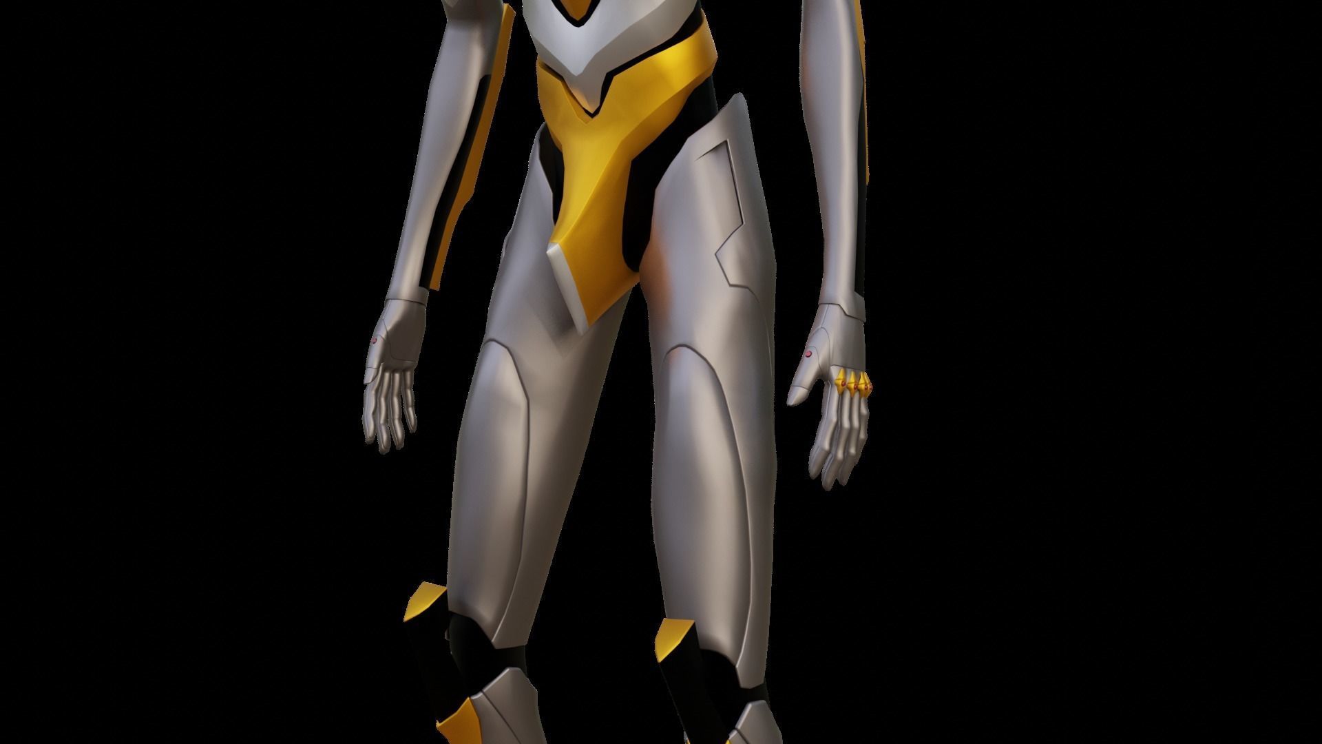 Rigged EVA 00 Unit Neon Genesis Evangelion Low-poly 3D model_31