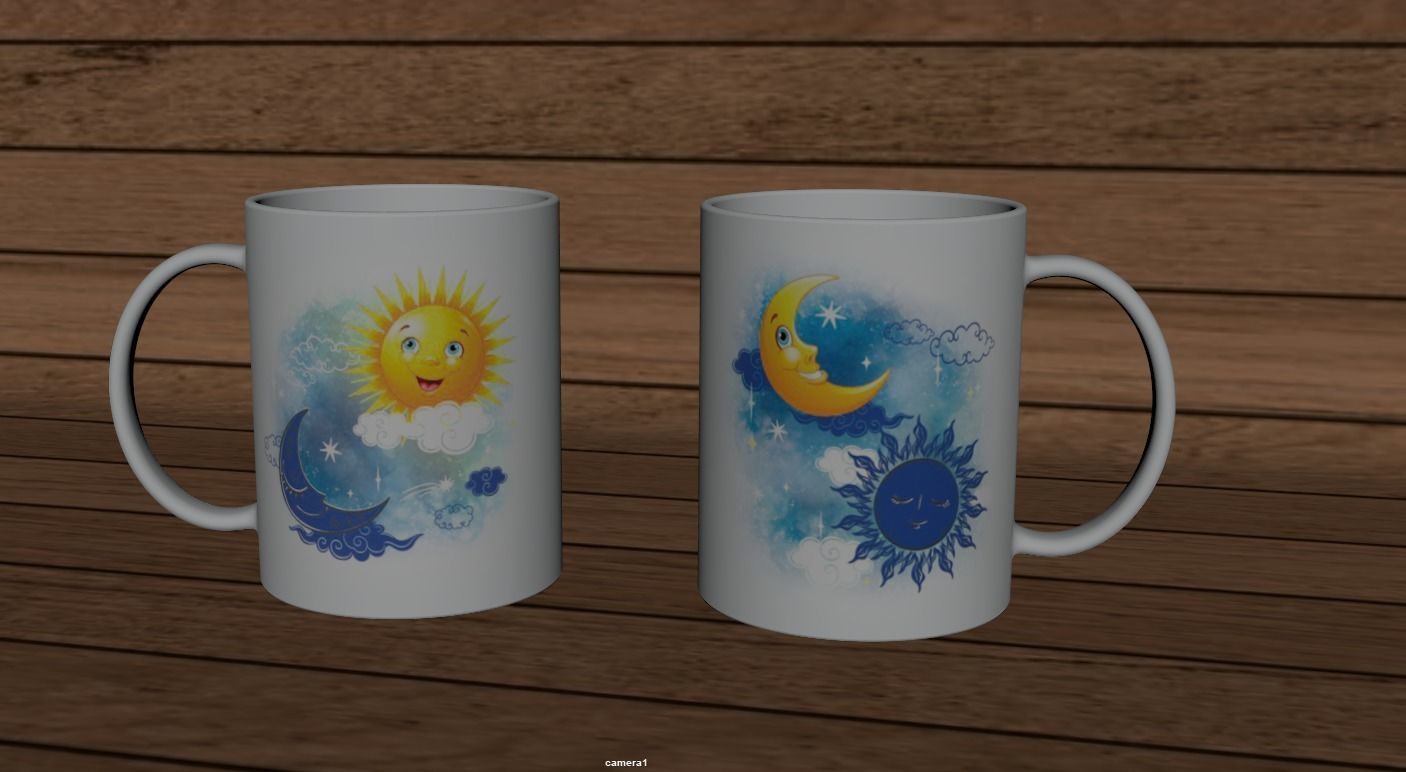 Drink Glass Low-poly 3D model_5