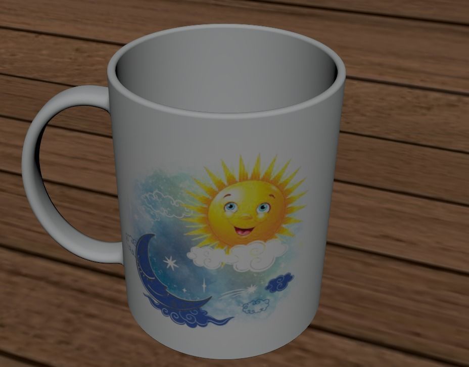 Drink Glass Low-poly 3D model_8