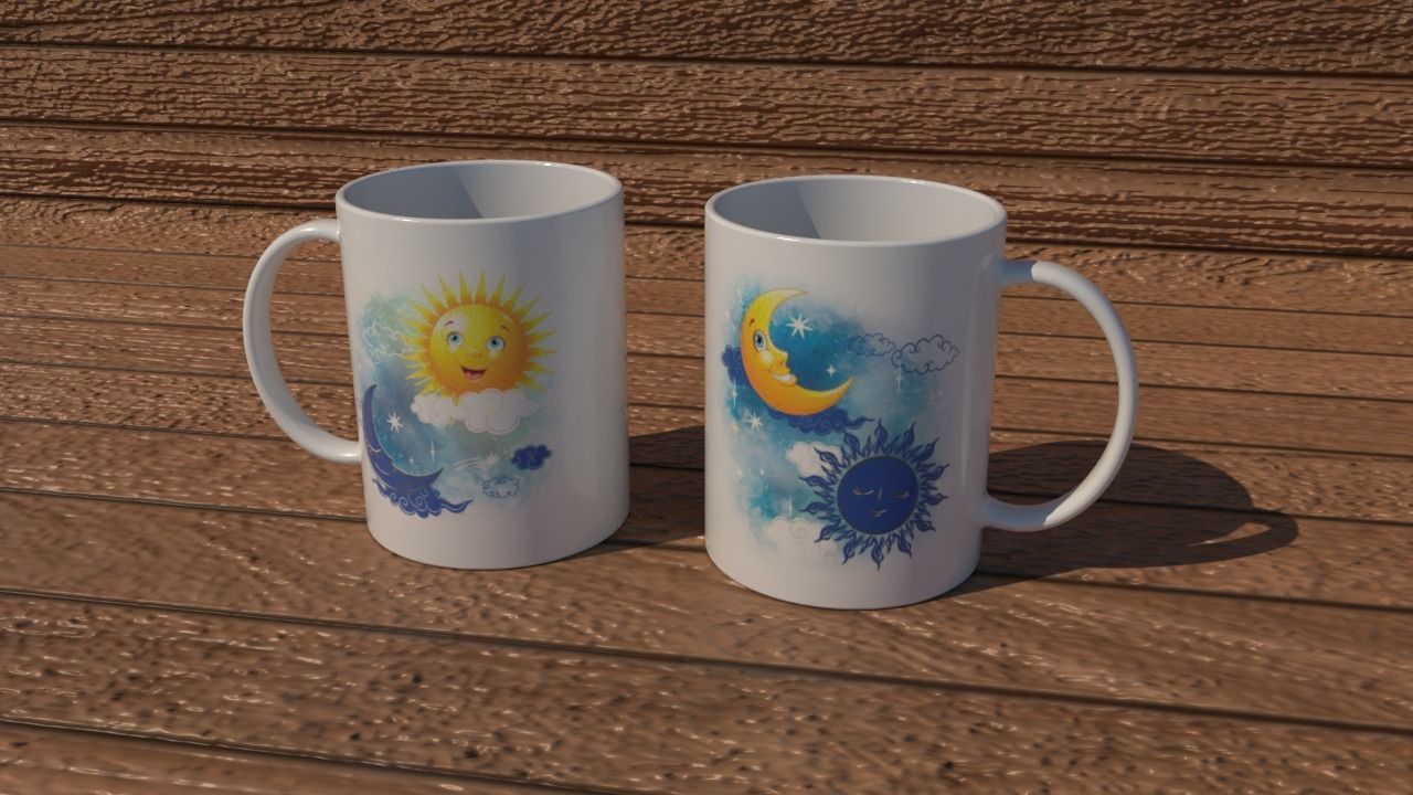 Drink Glass Low-poly 3D model_4