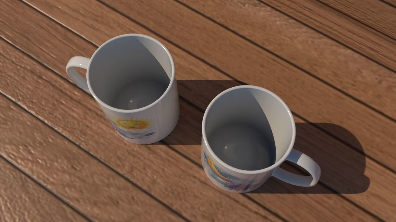 Drink Glass Low-poly 3D model_2