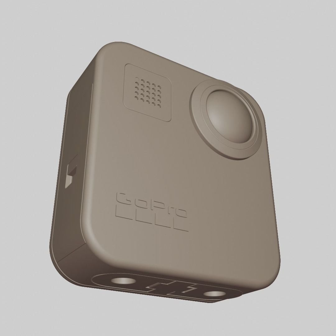 GoPro MAX Low-poly 3D model_18