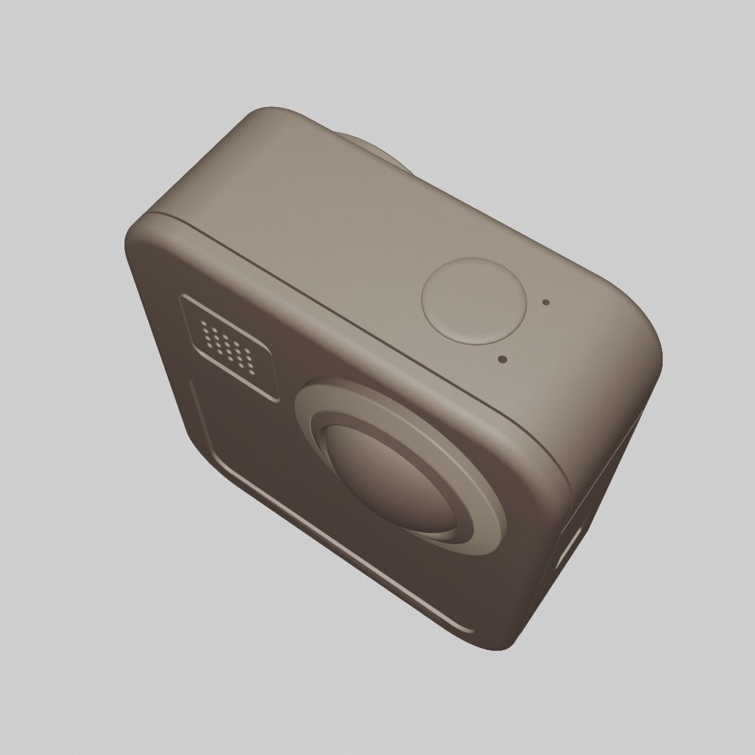 GoPro MAX Low-poly 3D model_17