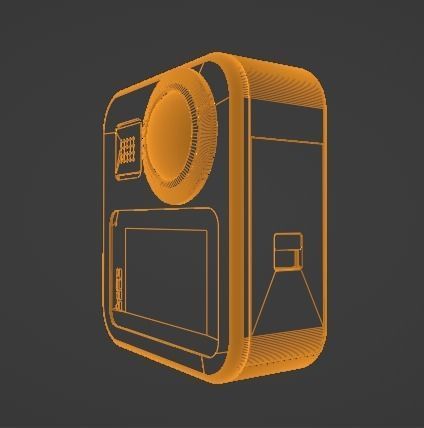 GoPro MAX Low-poly 3D model_15
