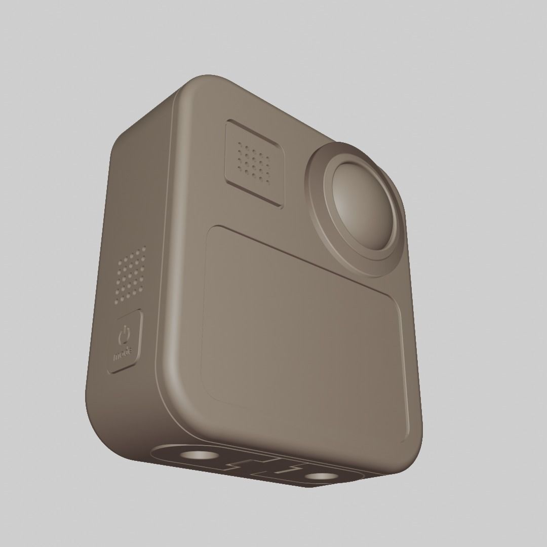 GoPro MAX Low-poly 3D model_22