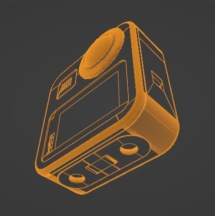 GoPro MAX Low-poly 3D model_16