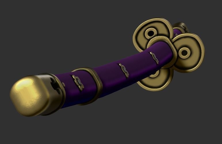 Roronoa Zoro swords 3D print model_3