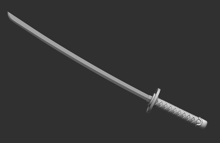 Roronoa Zoro swords 3D print model_22