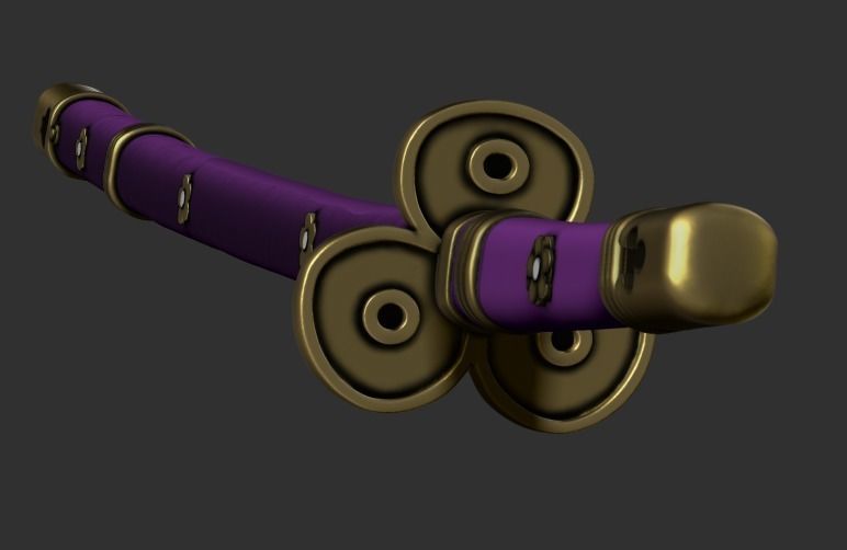 Roronoa Zoro swords 3D print model_6