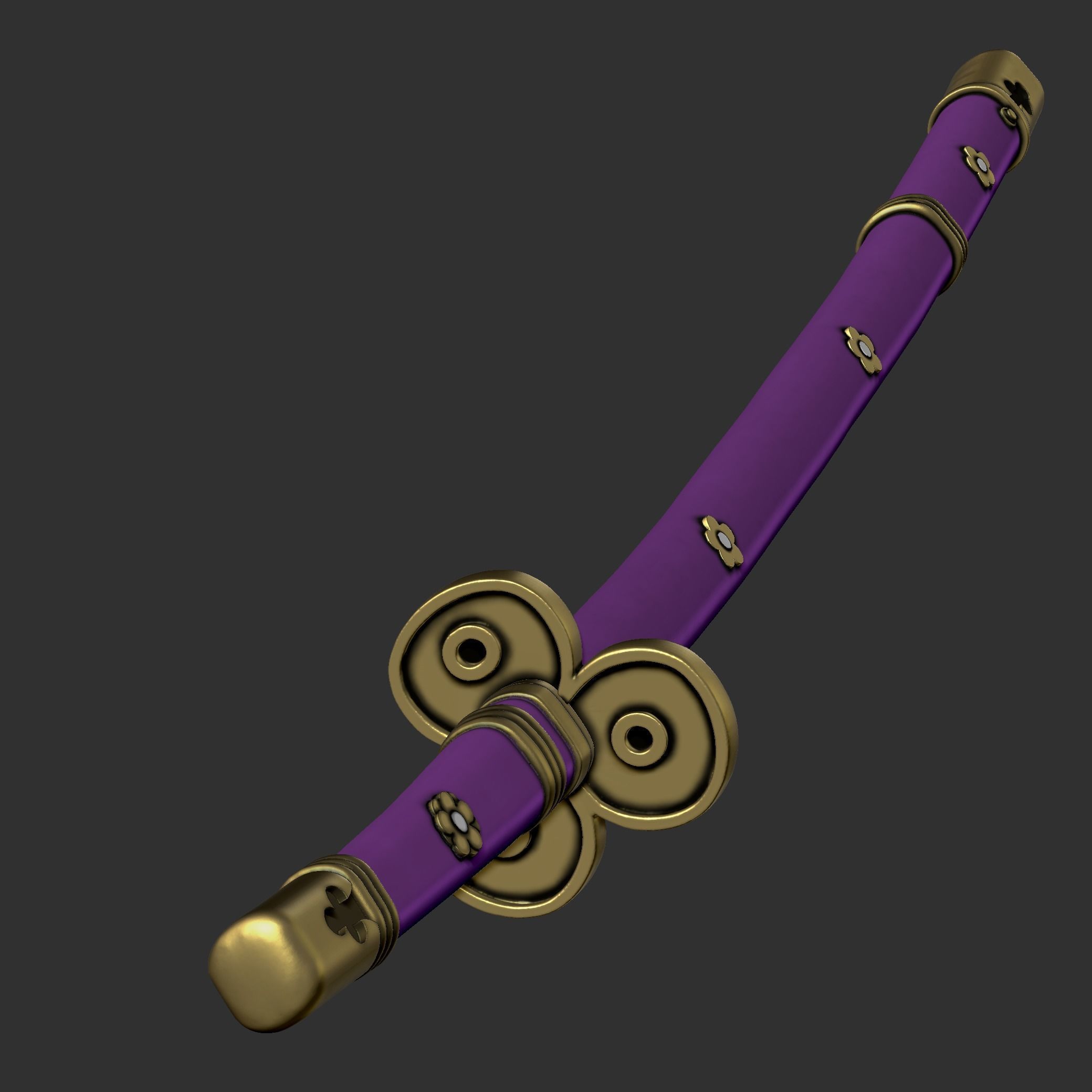 Roronoa Zoro swords 3D print model_4