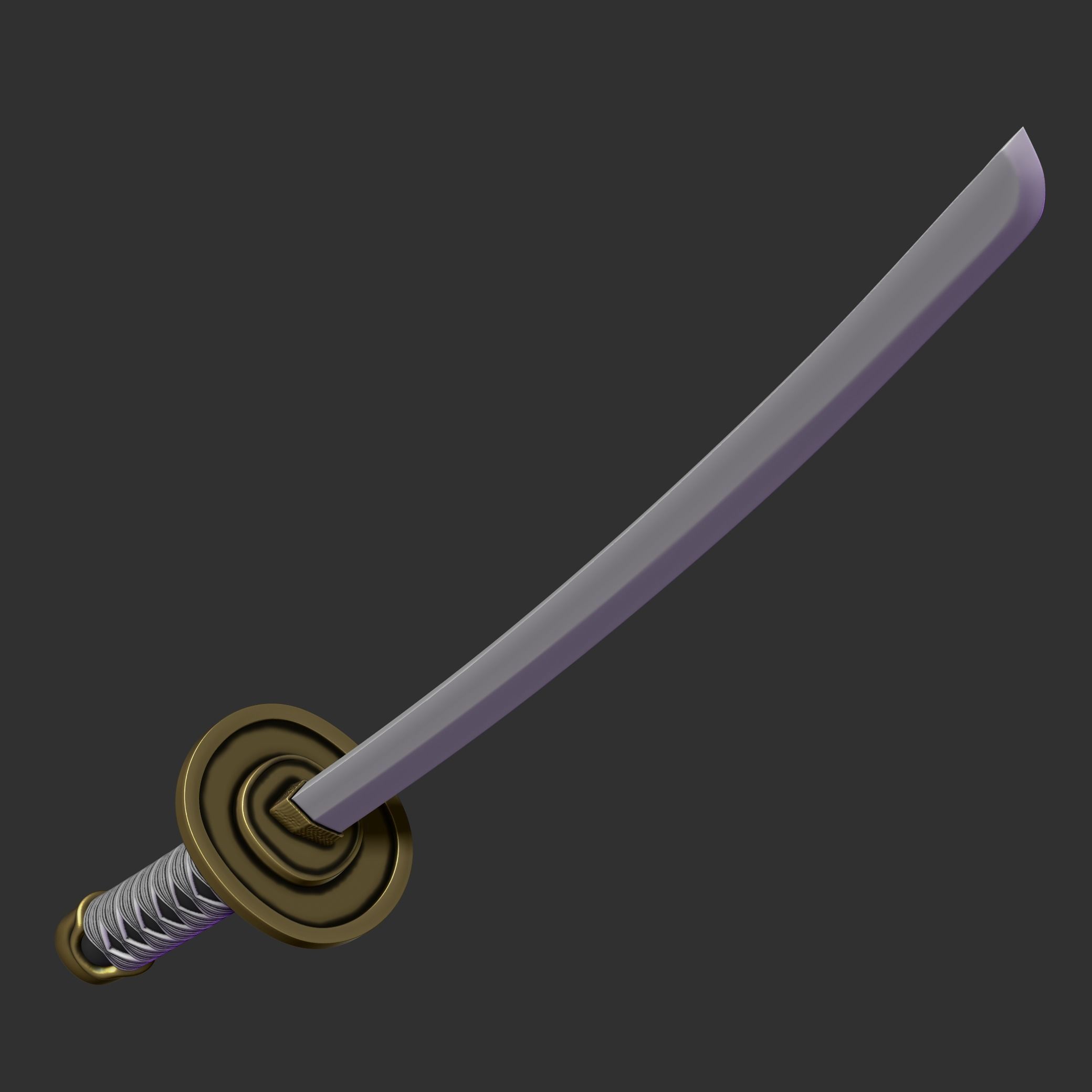 Roronoa Zoro swords 3D print model_16