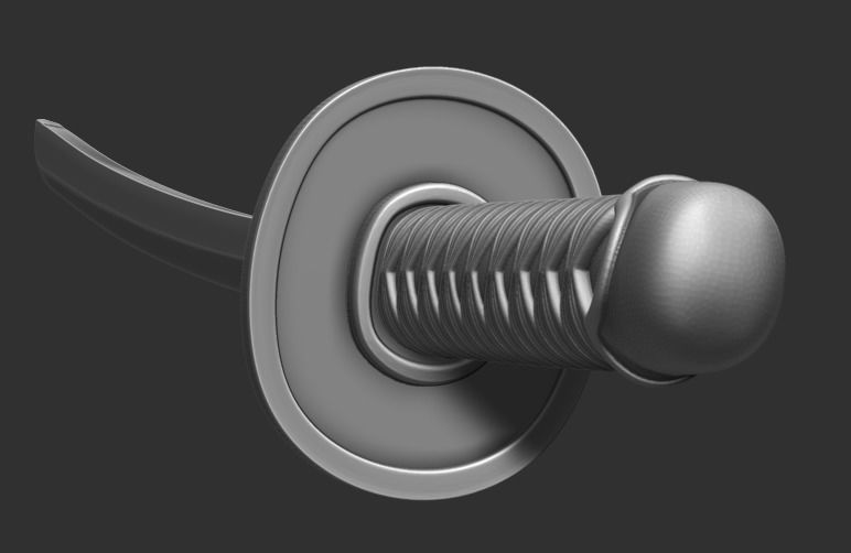Roronoa Zoro swords 3D print model_24