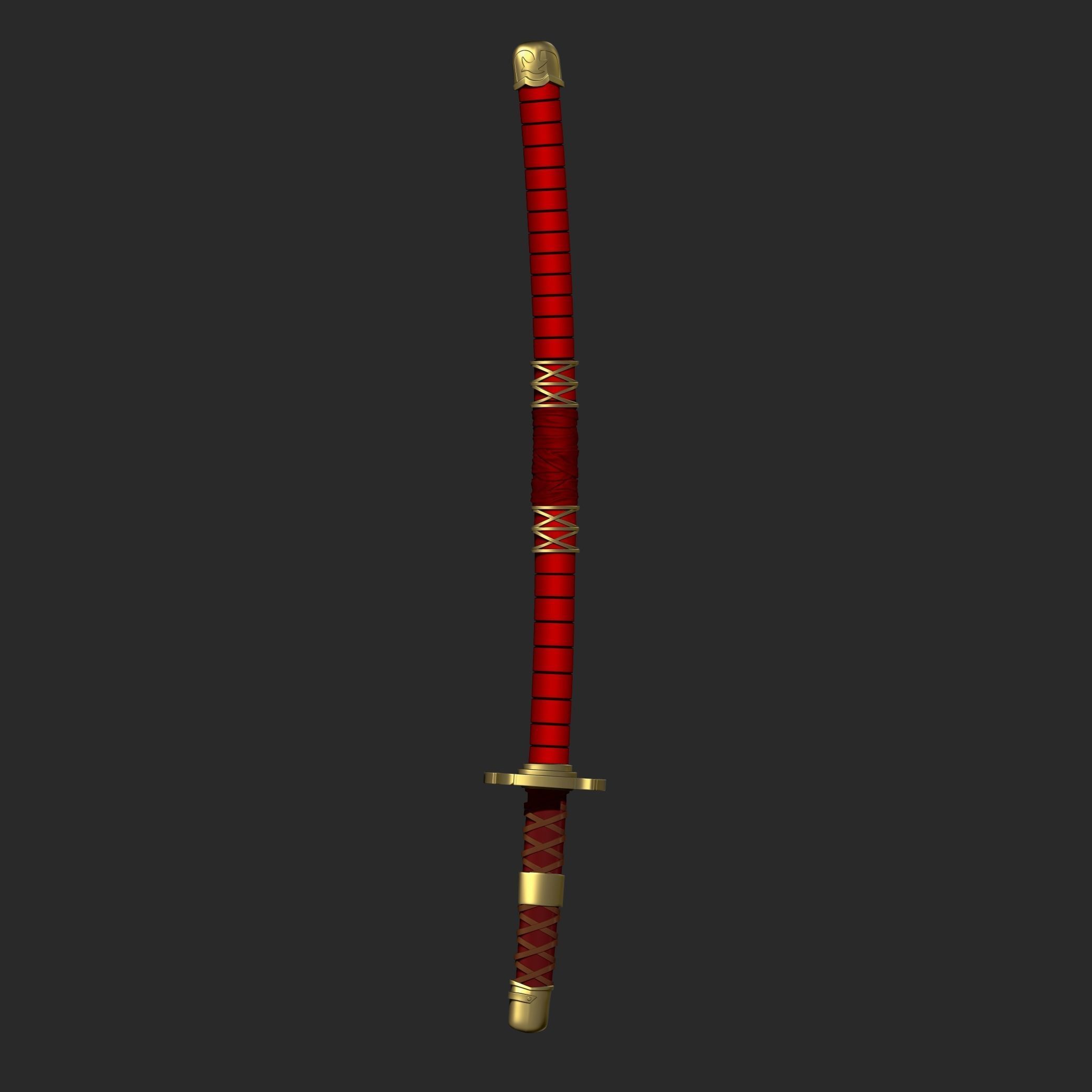 Roronoa Zoro swords 3D print model_35