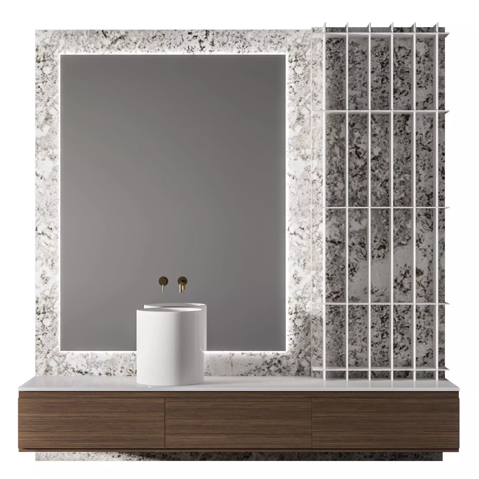 Luxury Bathroom 158 3D model