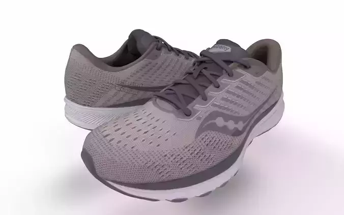 Casual Shoe Low-poly 3D model
