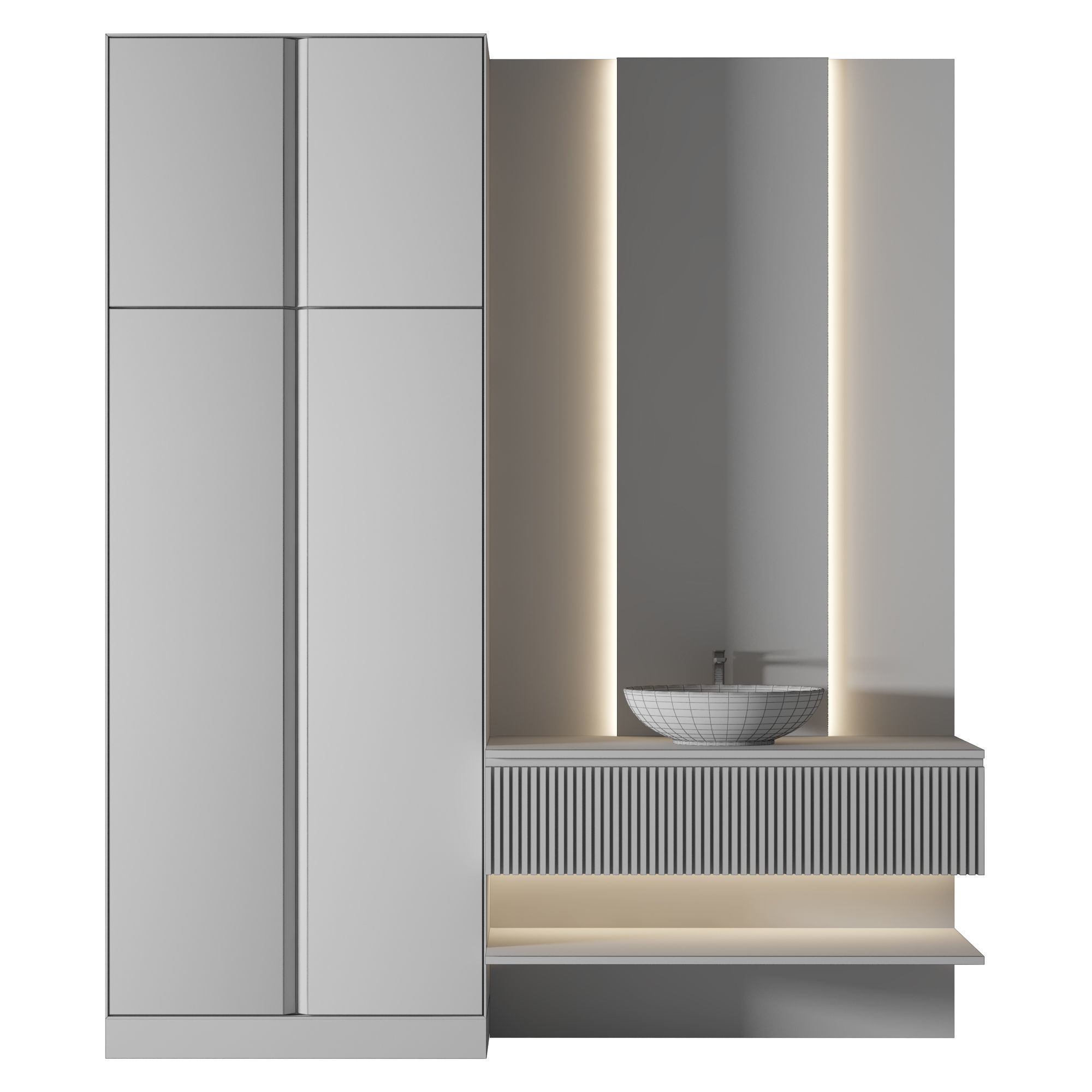 Luxury Bathroom 163 3D model_1