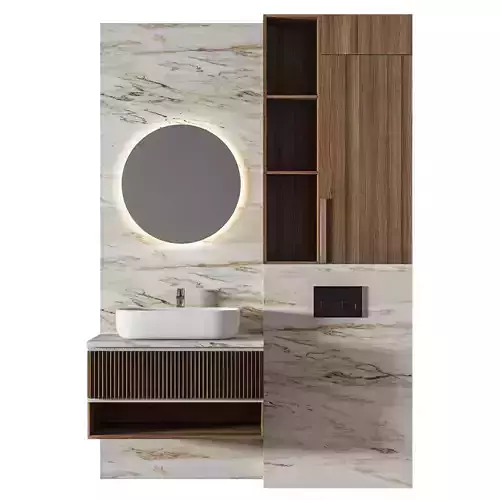 Luxury Bathroom 186 3D model